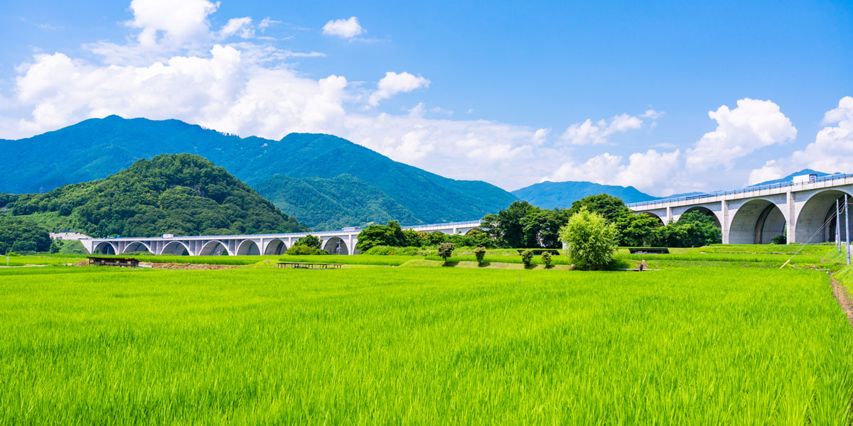 日本の橋100選「上田ローマン橋」
